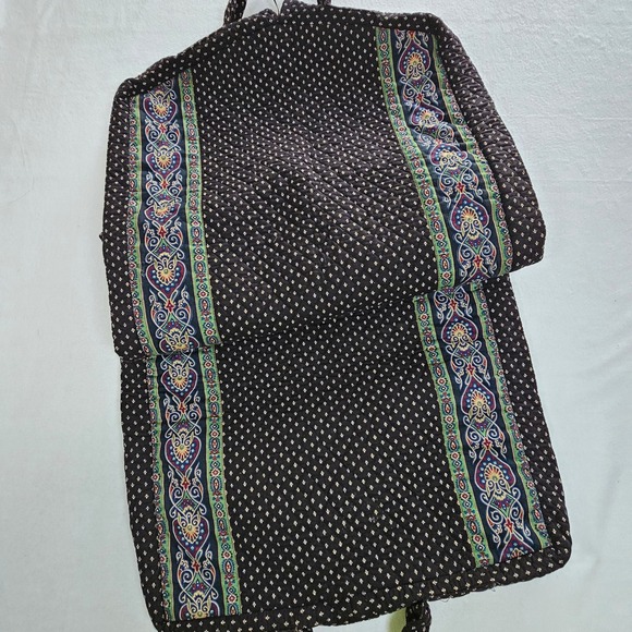 Vera Bradley Other - Vera Bradley Night Owl Quilted Cotton Garment Bag Carrier Brown Paisley Retired